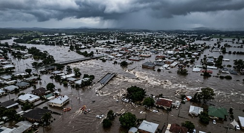 Flooded city